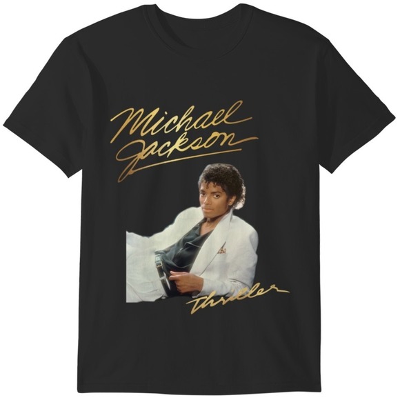 Michael Jackson Thriller Album Pop Music Legend Fan T-Shirt - Picture 1 of 4
